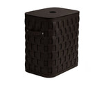 Demetra Tall Rectangular Basket with Flat Lid