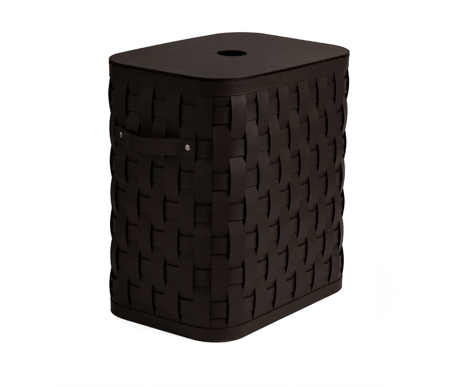Demetra Tall Rectangular Basket with Flat Lid