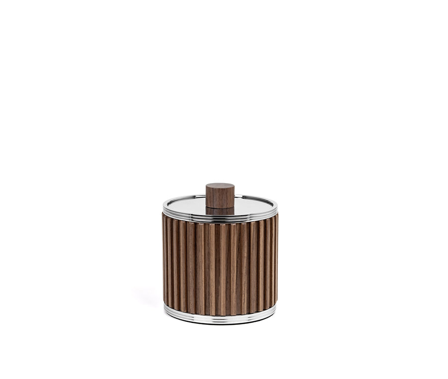 Woody cotton pad holder