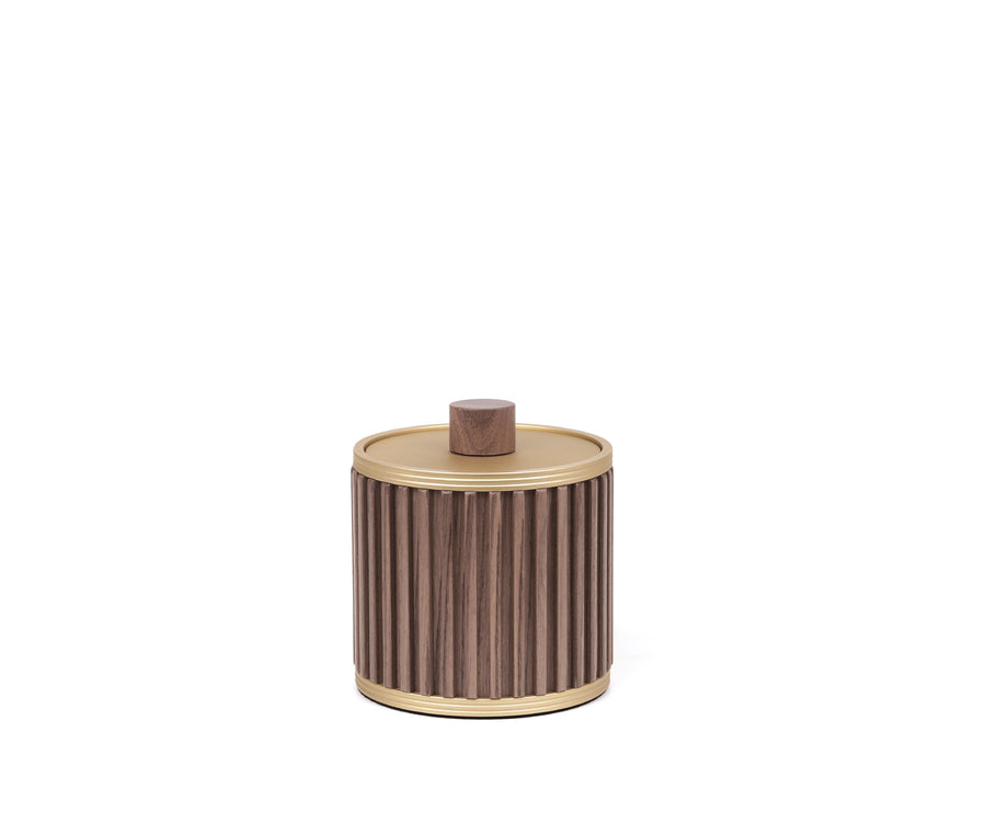 Woody cotton pad holder