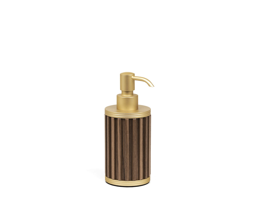 Woody soap dispenser