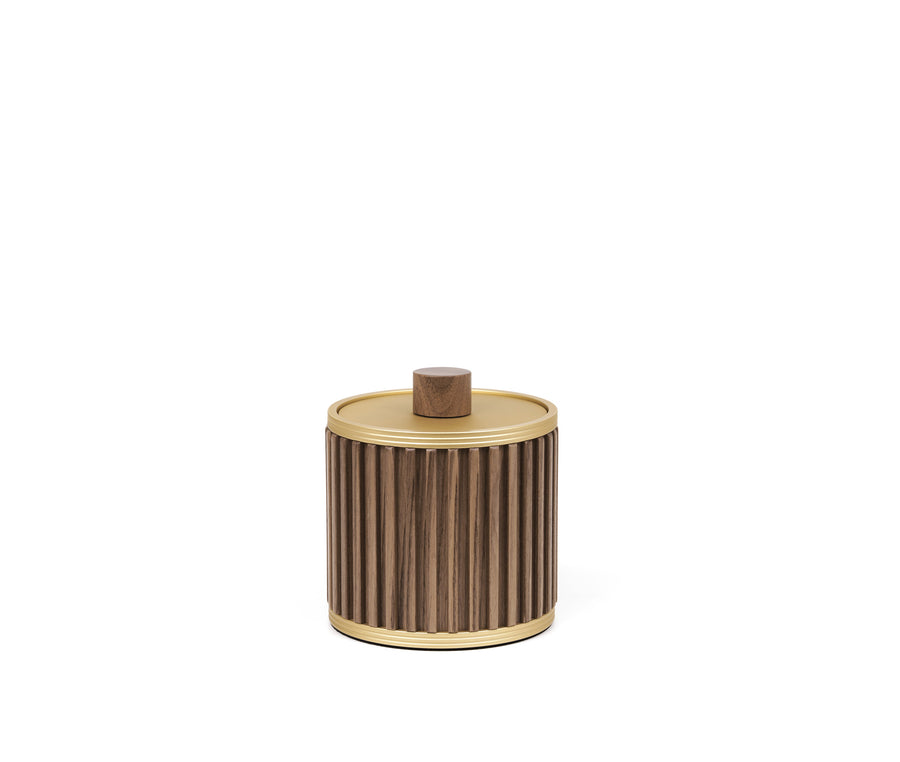 Woody cotton pad holder