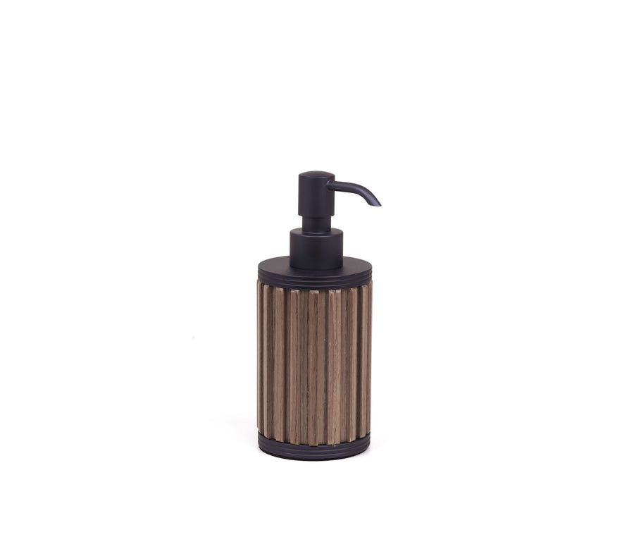 Woody soap dispenser