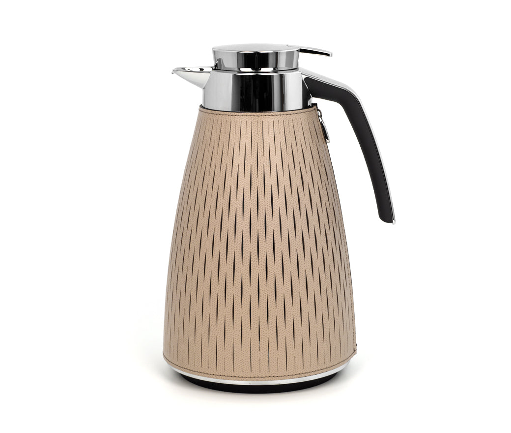 Thermal jug Vie in silver plated - handmade in Italy in our Zanetto workshop